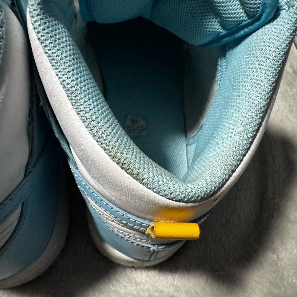 Nike High-Top Sneakers in Light Blue and White - Picture 5 of 8